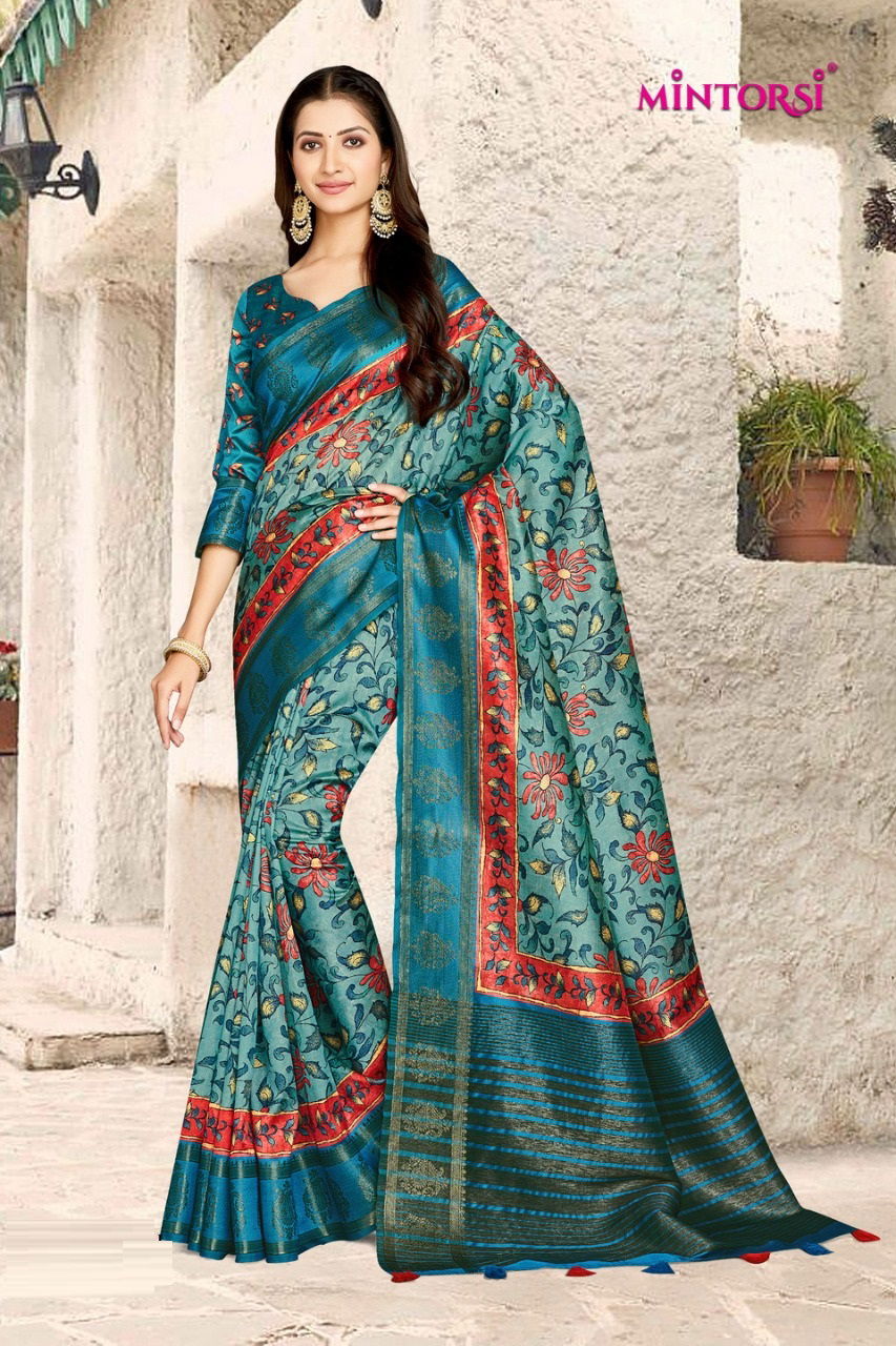 Charming By Mintorsi 27601-27608 Printed Sarees Catalog